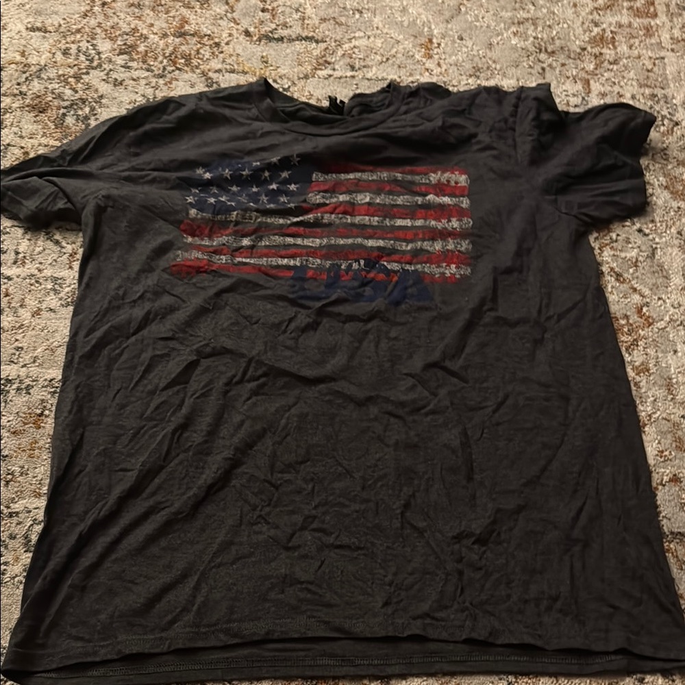 Men's Black Graphic T-Shirt